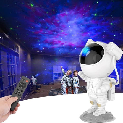 Astronaut Galaxy Projector | 360° Magnetic Rotating Head | Remote-Controlled Star & Nebula Light for Bedroom, Home Decor & Gifting