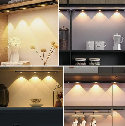 Smart motion sensor LED cabinet light-USB rechargeable.