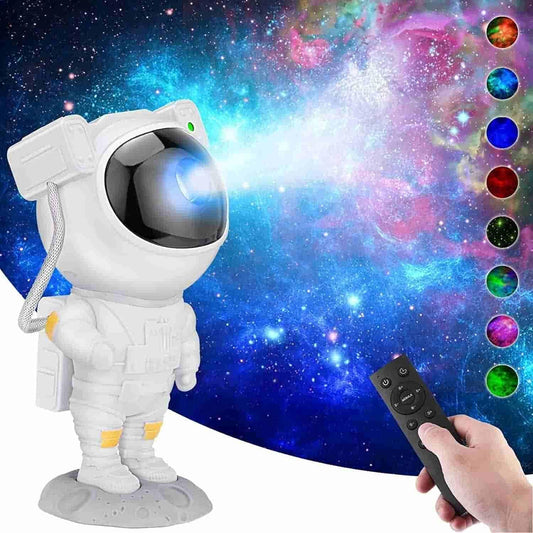 Astronaut Galaxy Projector | 360° Magnetic Rotating Head | Remote-Controlled Star & Nebula Light for Bedroom, Home Decor & Gifting